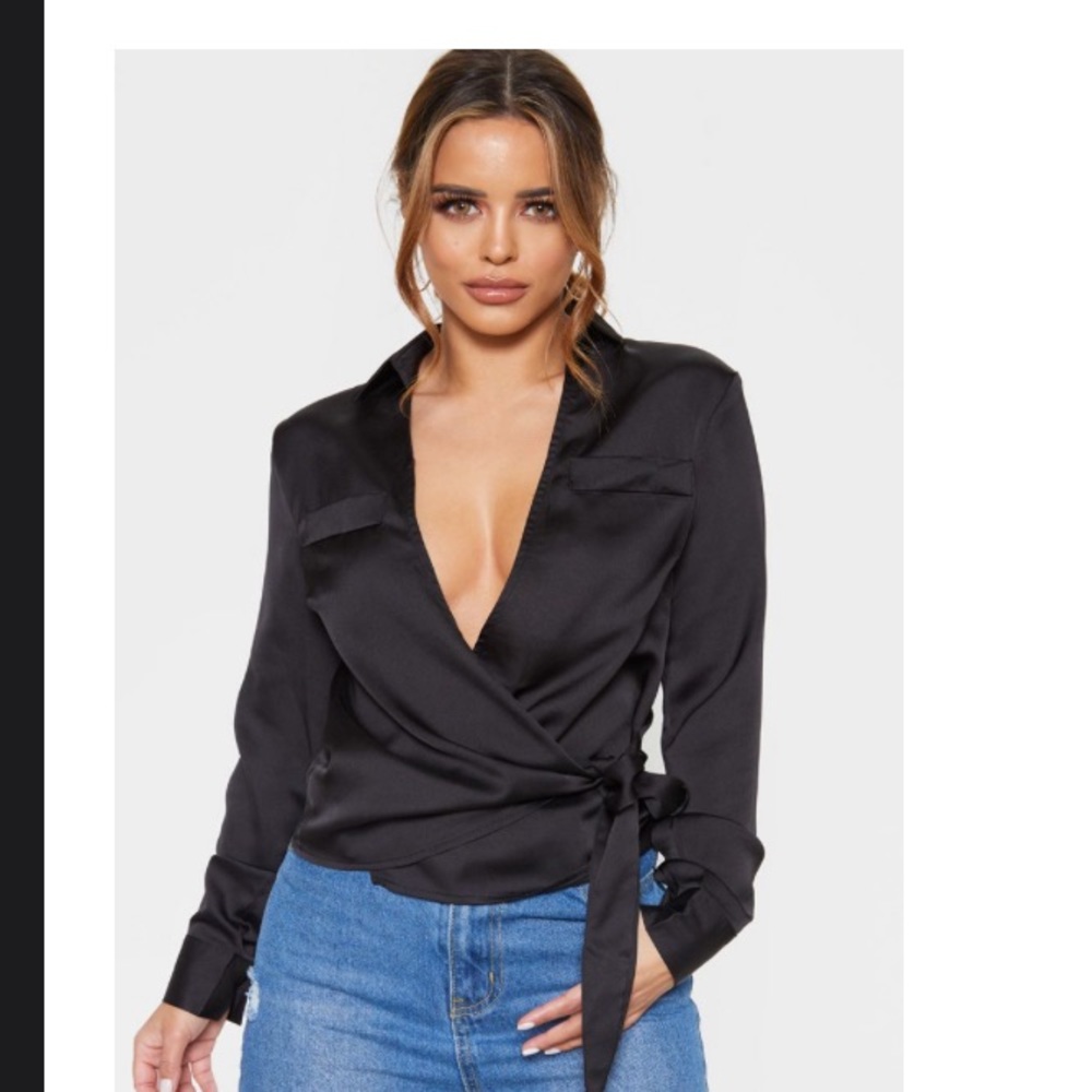 Wrap blouse